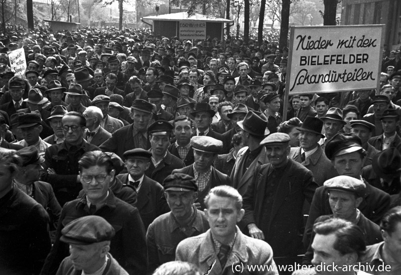 Großdemonstration der Gewerkschaften