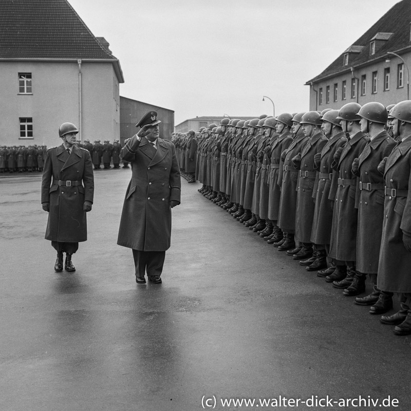 Militärische Zeremonie Vereidigung 1962