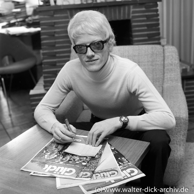 Heino beim Lottotip 1972