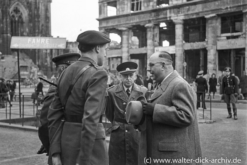 Kinder in die Schweiz-Verabschiedung 1947