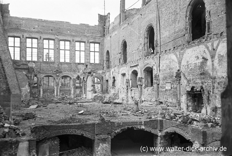 Innenraum des Gürzenich 1949