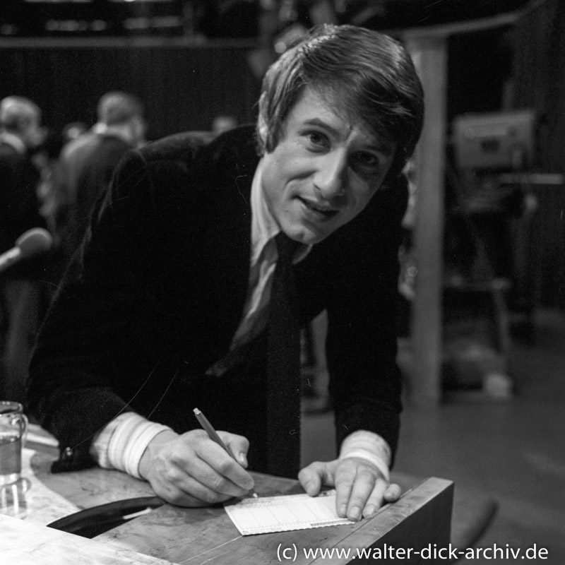 Udo Jürgens beim Lottotip 1972