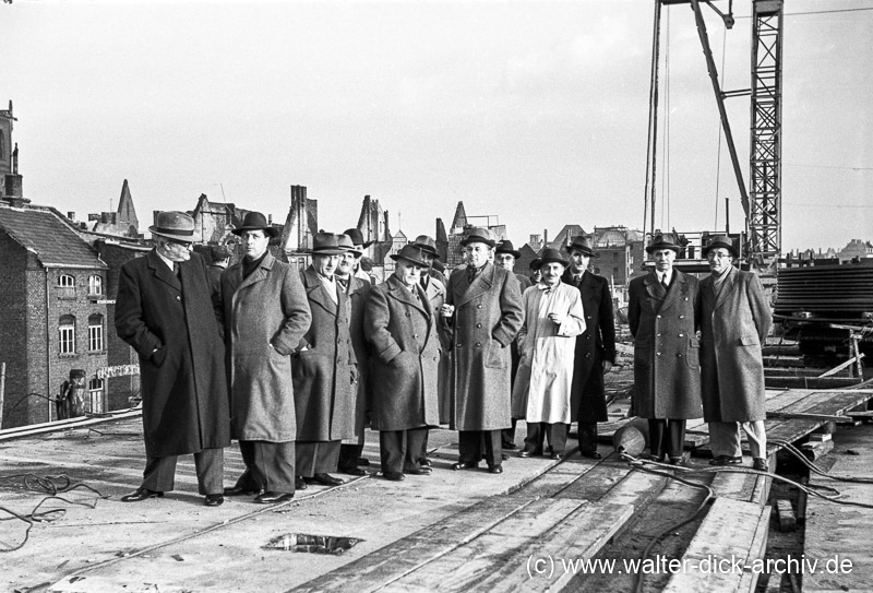 WDA473-07 Bau der Mülheimer Brücke 1949