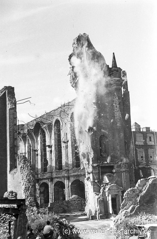 Abbruch Kirche St. Maria in der Kupfergasse 1946