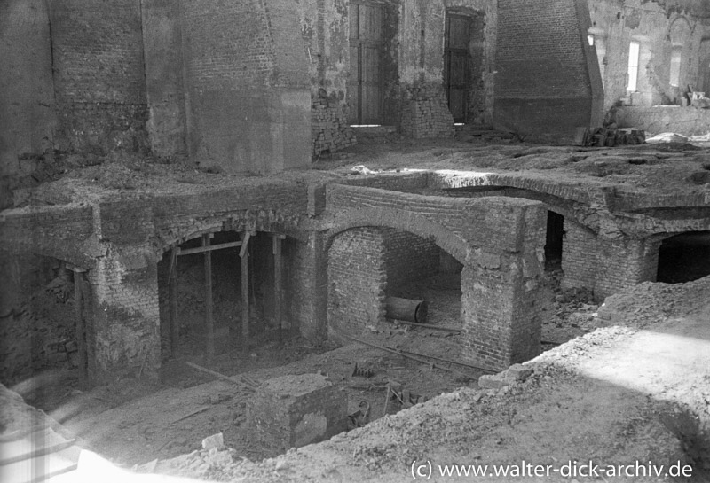 Wiederaufbau des Gürzenich 1953