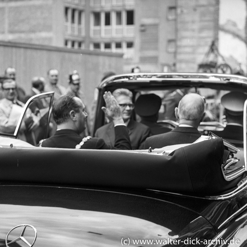 Staatsbesuch von Charles de Gaulle 1962 in Köln