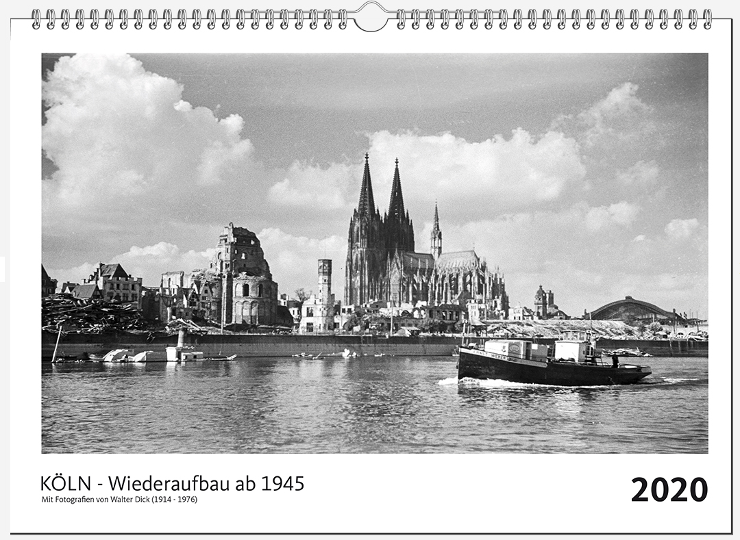 Limitierter Kalender 2020: Köln im Wiederaufbau