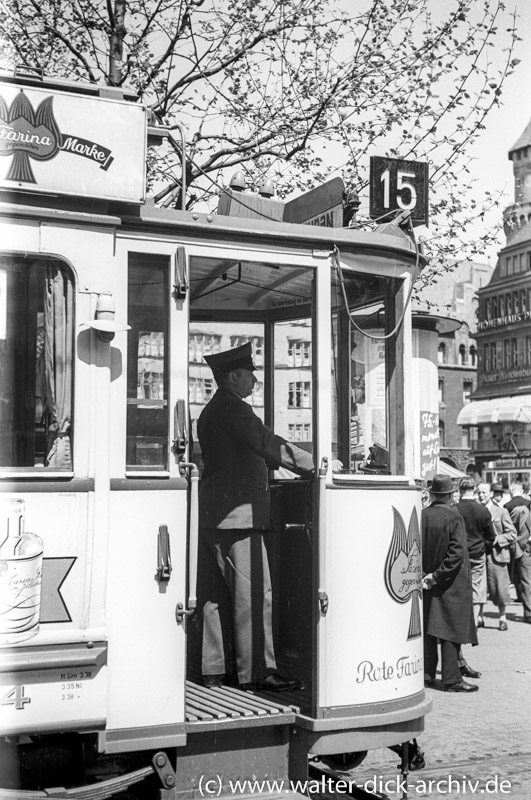 Straßenbahnfahrer 1935