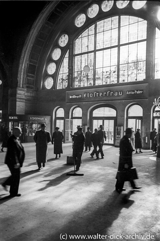 Der alte Hauptbahnhof 1954