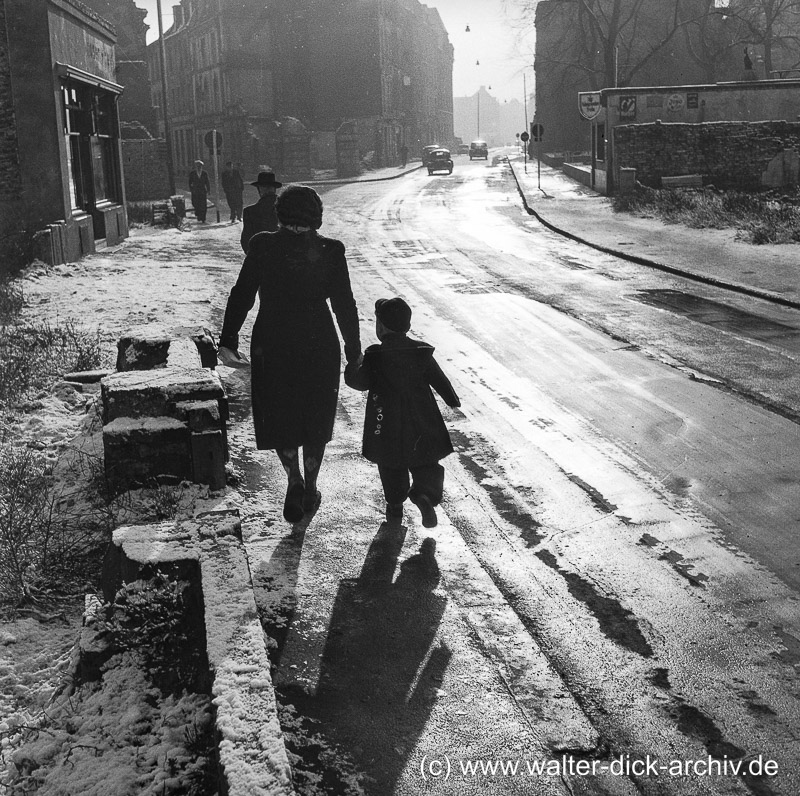 Köln im Winter 1953