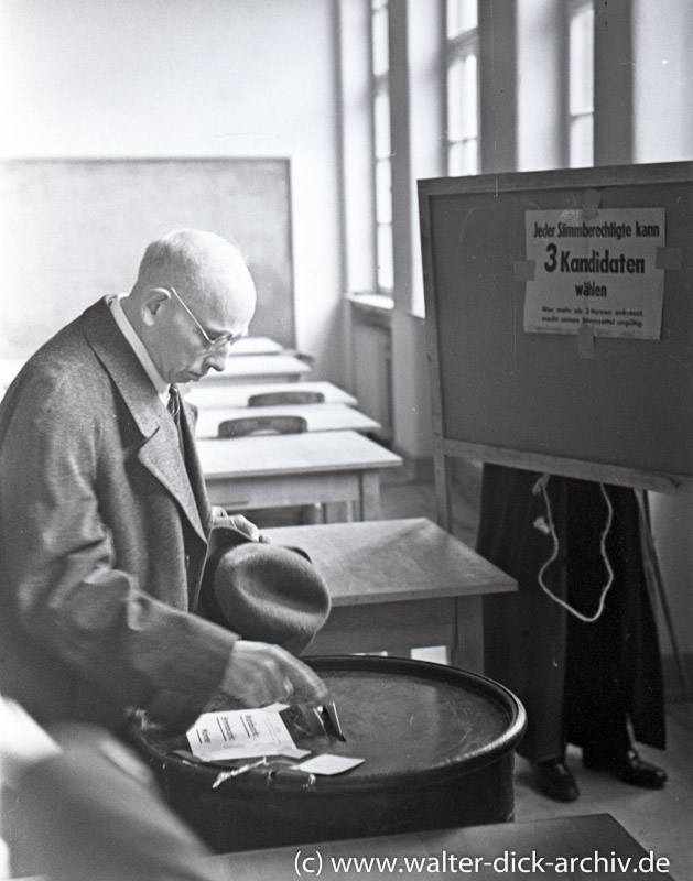 Erste Kommunalwahl 1946