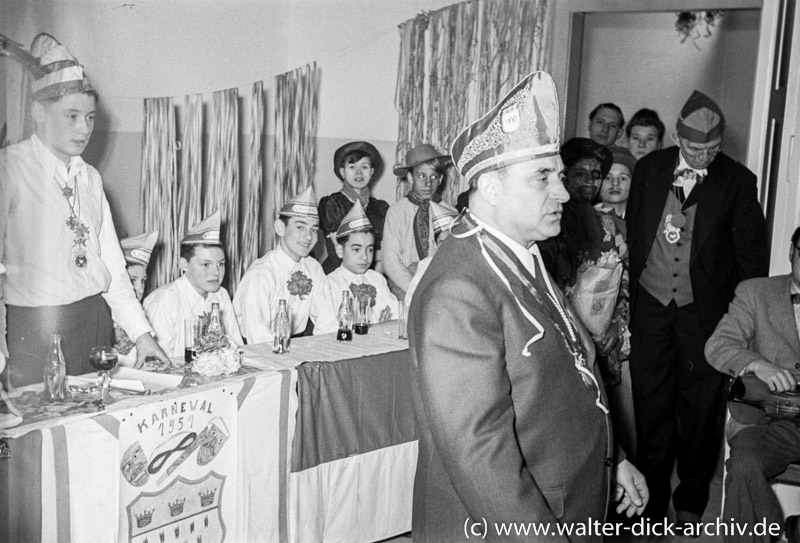 Schulsitzung Karneval 1951