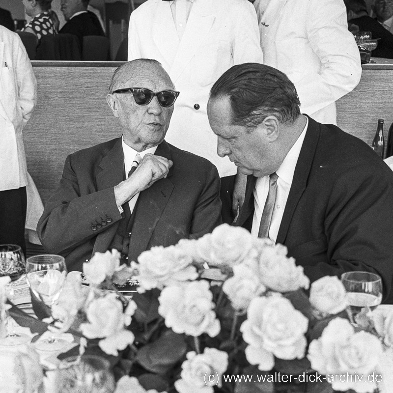 Zwei OB im Gespräch Besuch Konrad Adenauers 1965