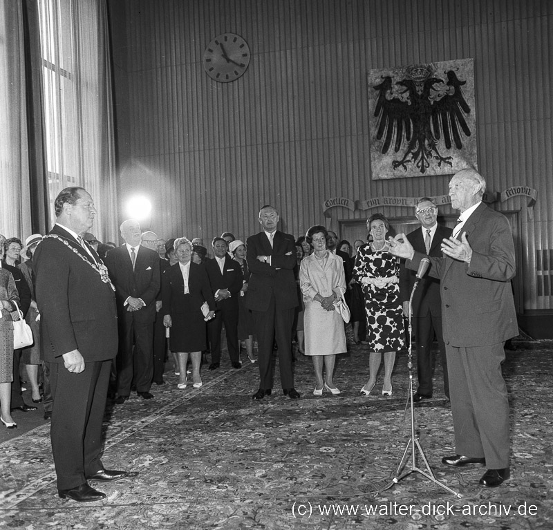 Besuch Konrad Adenauers 1965