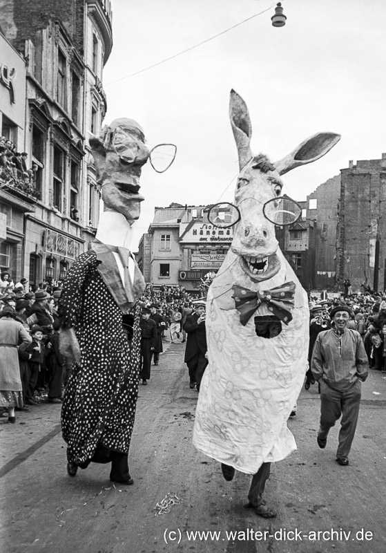 Rosenmontagszug 1951