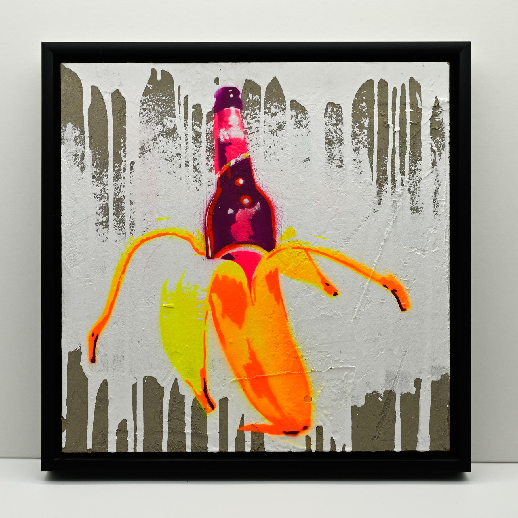 Mobile Graffiti - Kölner Bier-Banane NEON