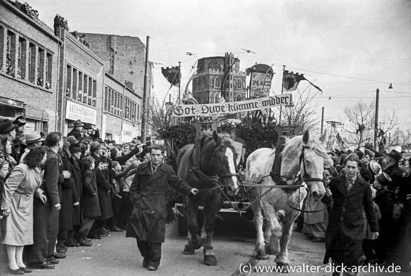 Rosenmontagszug 1949