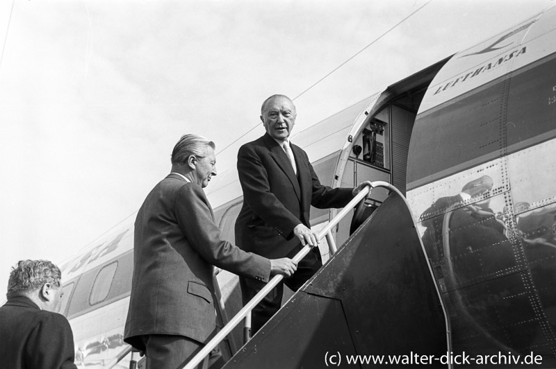 Konrad Adenauer reist nach Moskau 1955