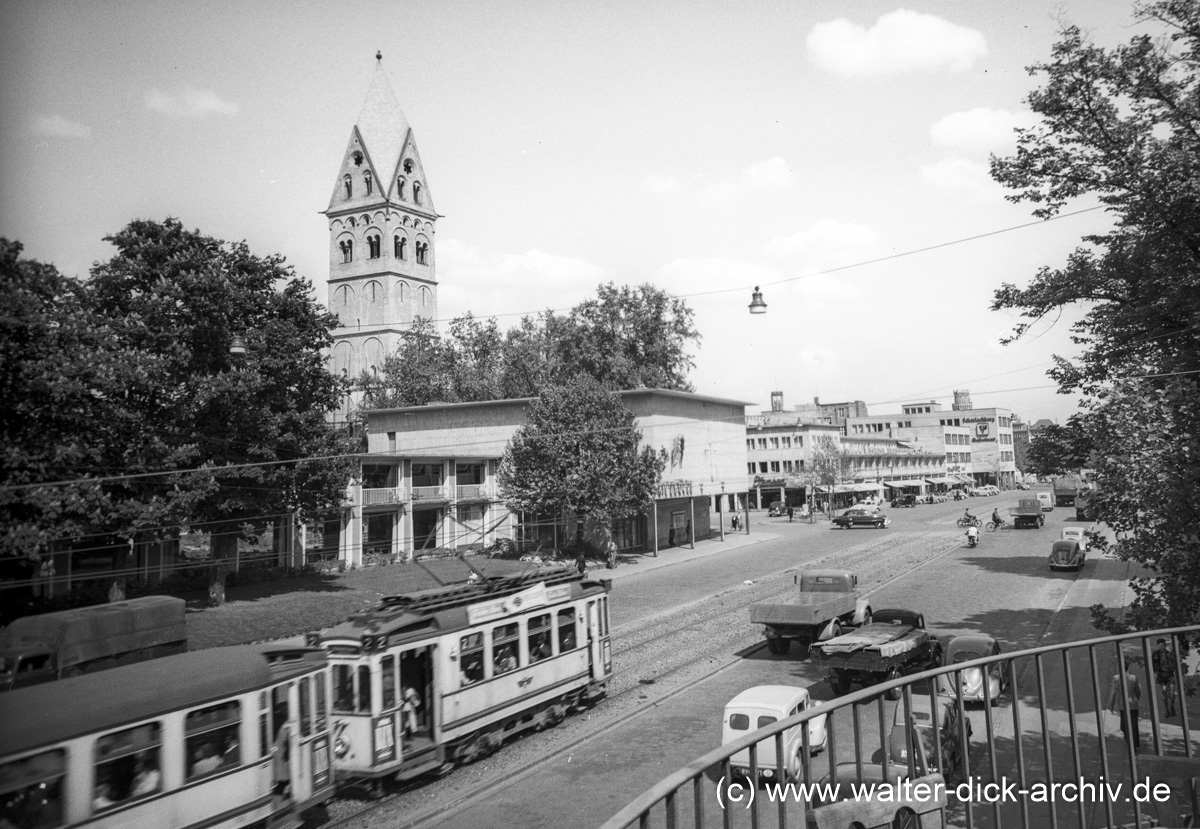 Hahnenstraße und St. Aposteln 1951 19