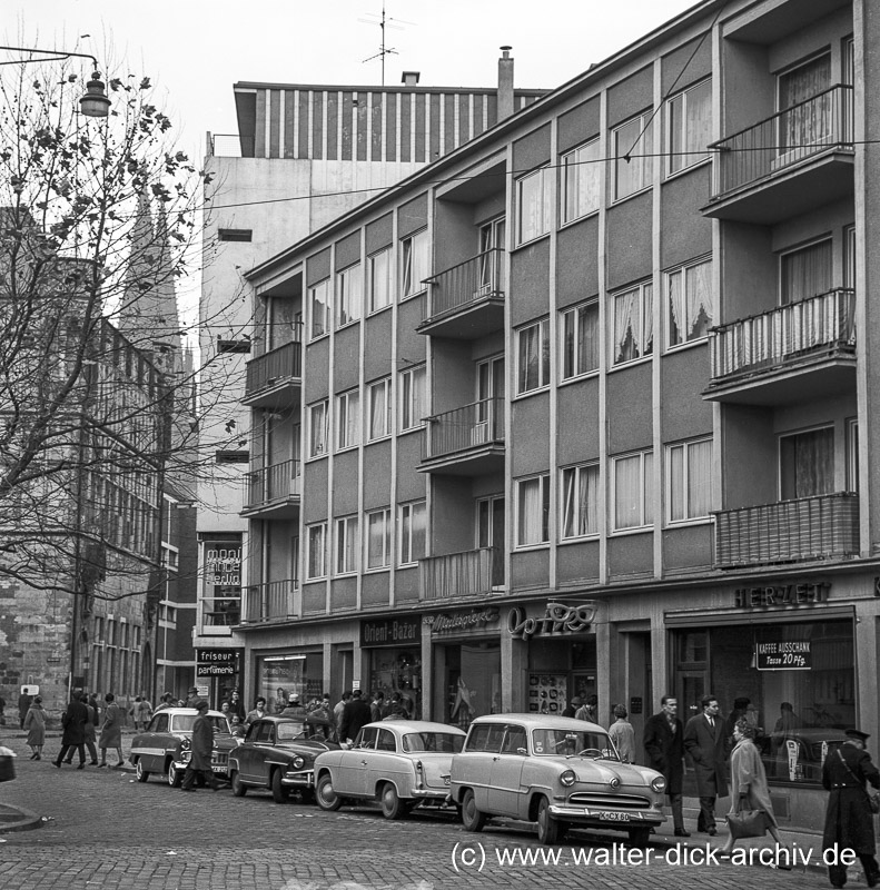 Martinstraße und Gürzenich 1962