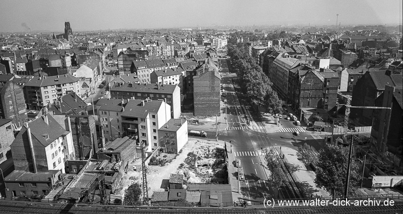 Von der Höhe des Hansahochhauses 1958