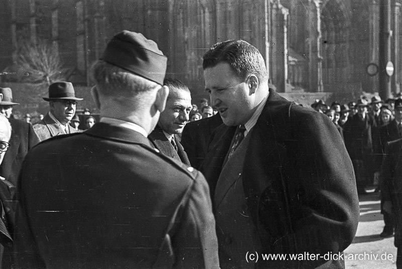 Henry Ford II besucht Köln 1948