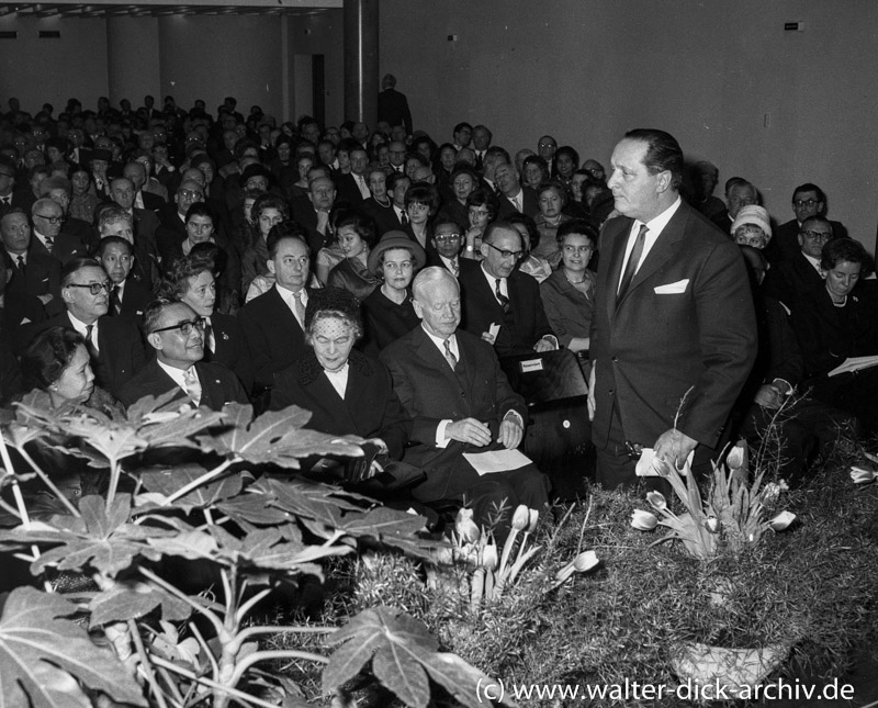 Eröffnung der Ausstellung "Schätze aus Thailand" 1963