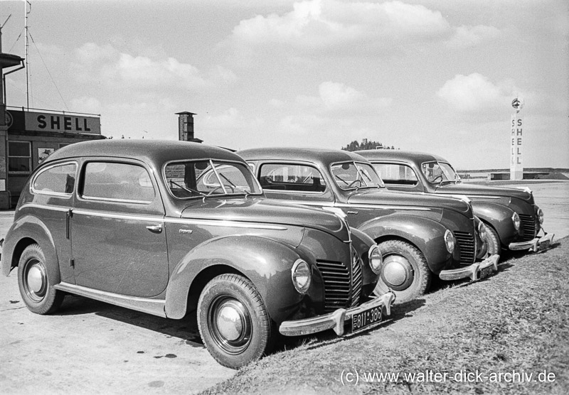 Der "Buckeltaunus" auf dem Nürburgring 1950