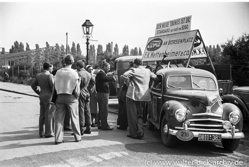 Werbung für den neuen Ford Taunus