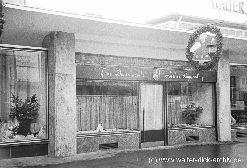 Ladenlokal auf der Hahnenstraße 1948