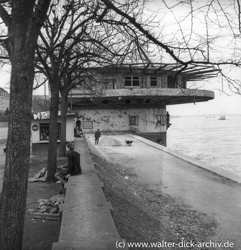 Die kriegszerstörte Bastei 1953