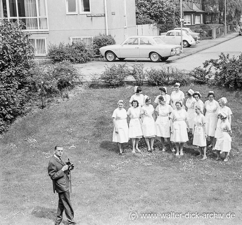 Walter Dick bei der Arbeit 1968