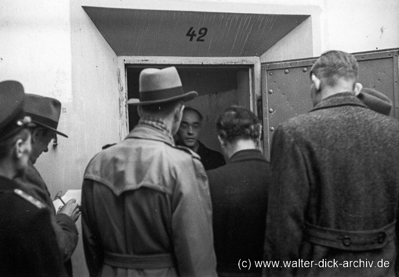 Gerichtstermin in Brauweiler Hoegen Prozess 1949