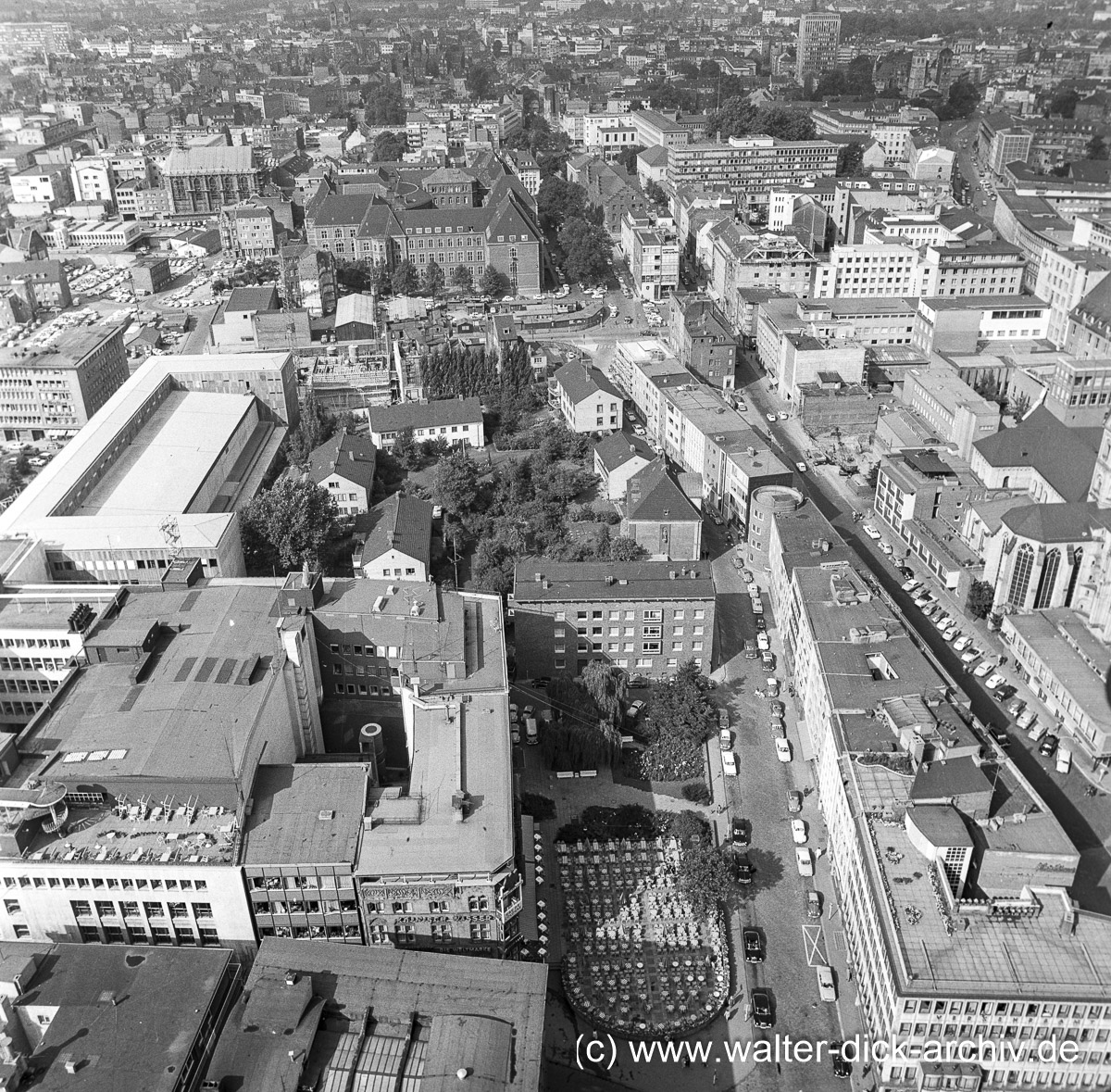 Vom Dom bis zum Appellhofplatz 1962