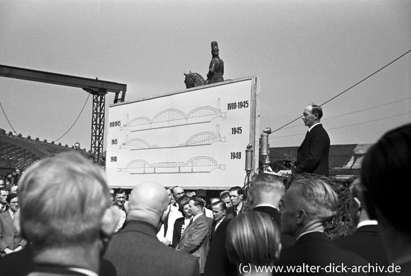 Wiedereröffnung der Hohenzollernbrücke