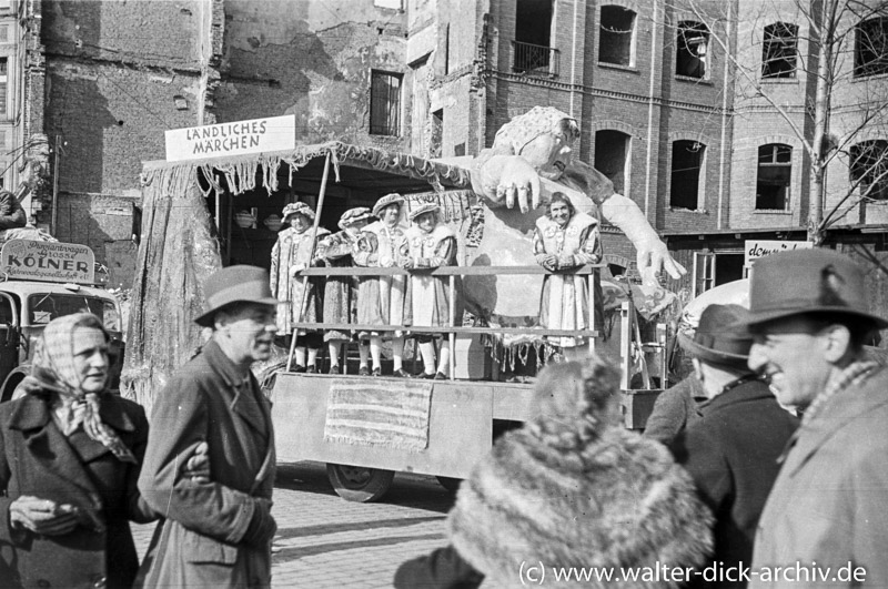 Rosenmontagszug 1949