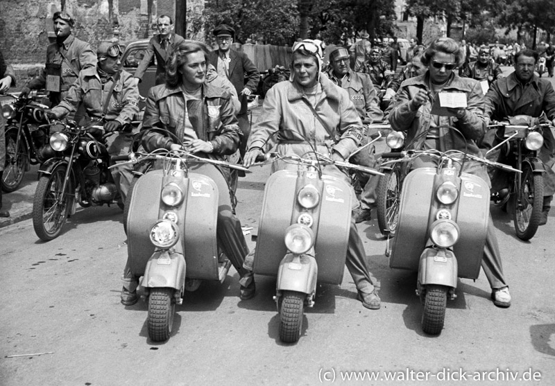 Das Thouret Trio bei der ADAC Deutschlandfahrt 1950