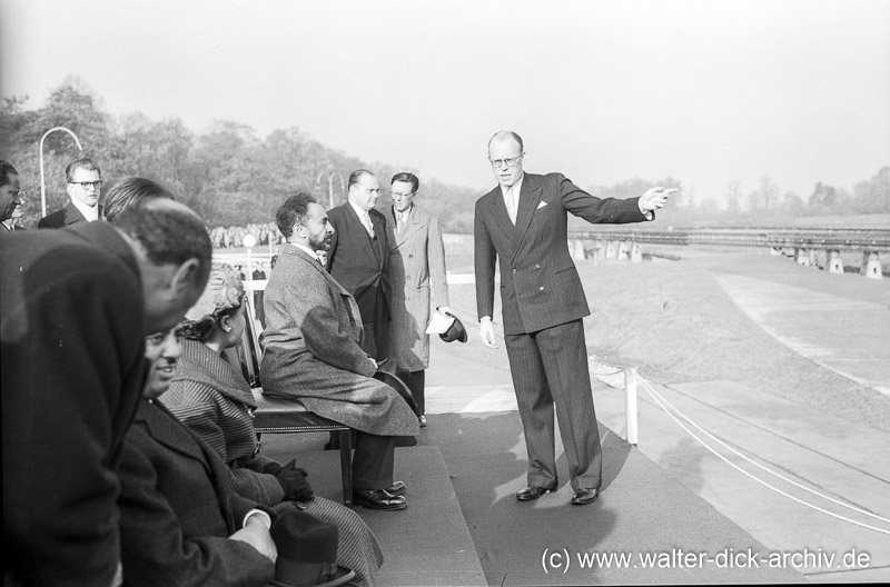 Staatsbesuch von Haile Selassie 1954