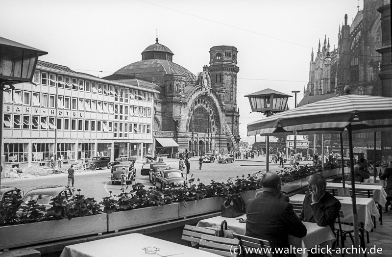 Der alte Hauptbahnhof 1954