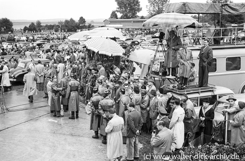 Rückkehr Konrad Adenauers aus Moskau 1955