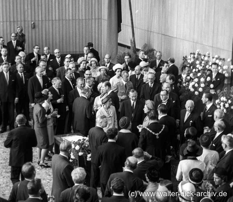 Empfang im Rathaus - Königin Elisabeth II. 1965