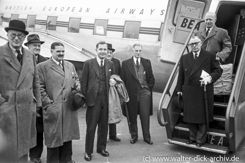 Eine britische Delegation besucht Köln