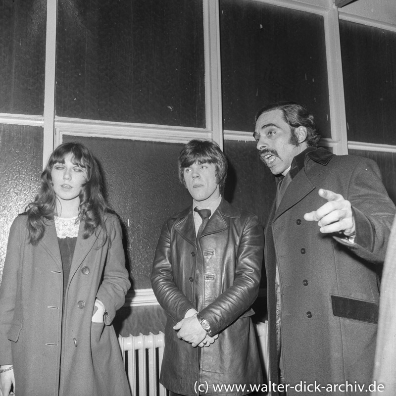 Pop-Stars in Köln 1968