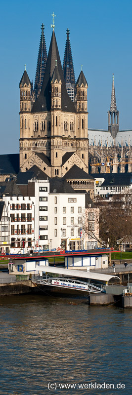 Groß St. Martin Köln Altstadt Rheinufer Kirche Groß St. Martin