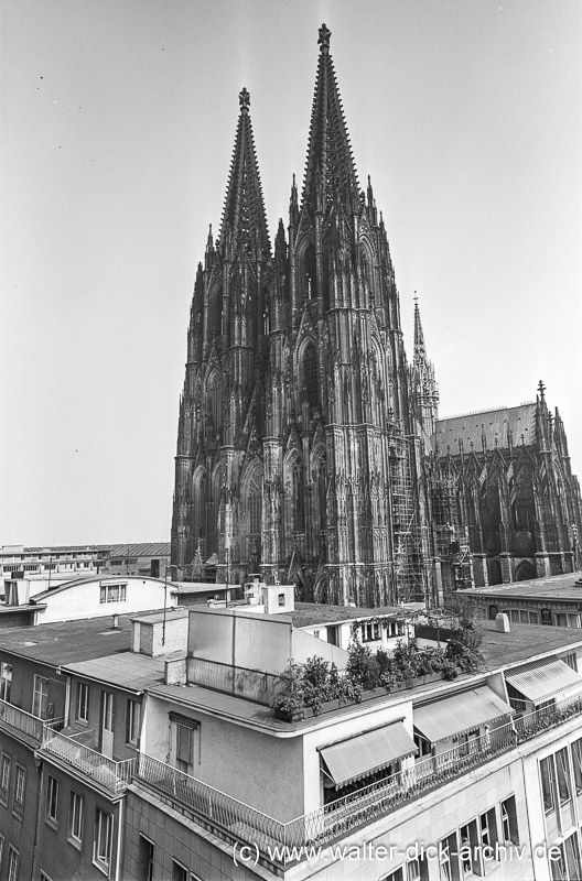 Vom Dach des Funkhauses 1962