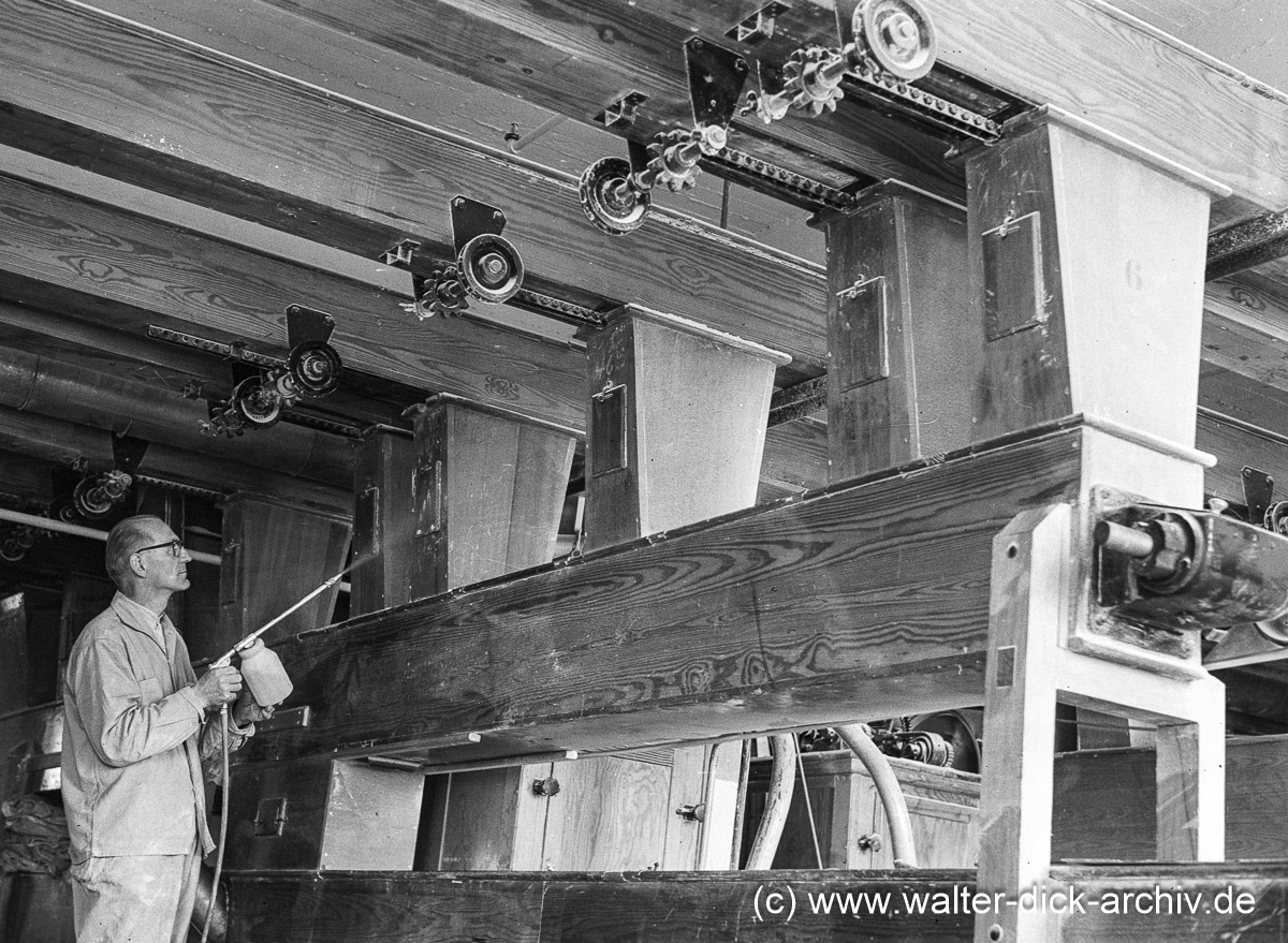 Betrieb in der Großmühle 1963