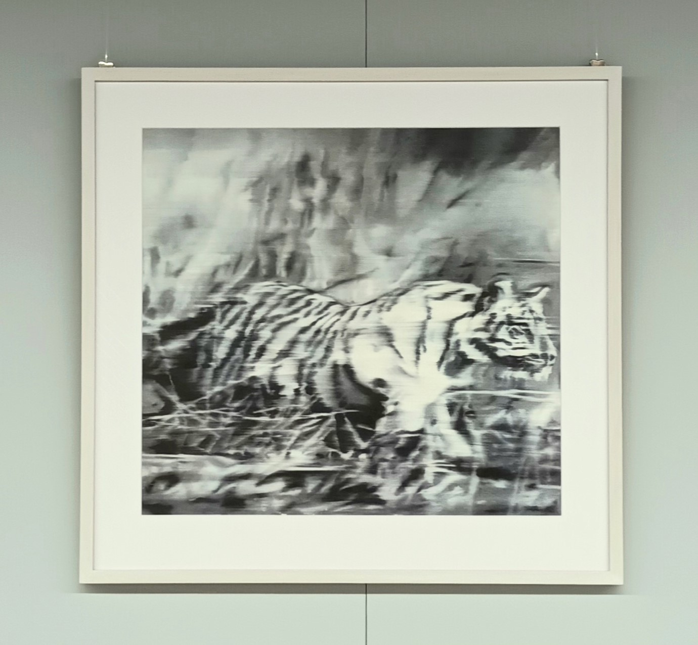 Gerhard Richter gerahmter Kunstdruck "Tiger" in limiterter Auflage ( 500 Exemplare )