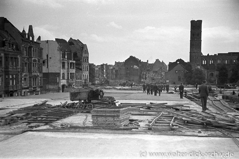 Blick nach Deutz 1948