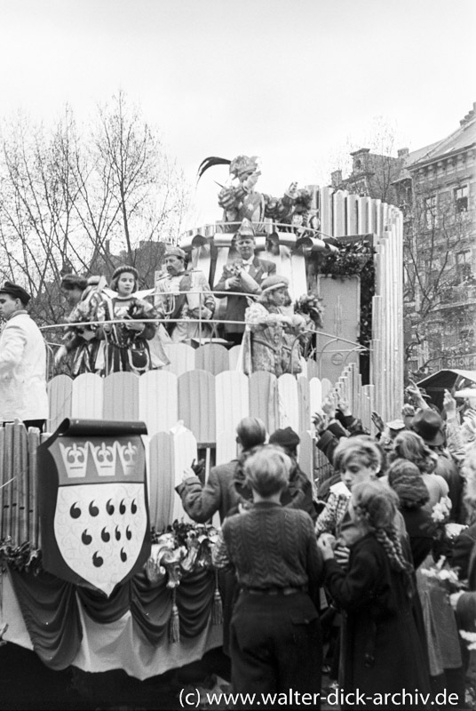 "D´r Prinz kütt!" Rosenmontag 1951