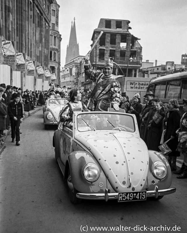 Ach wär´ ich nur ein einzig Mal´ ein schmucker Prinz im Karneval! 1952